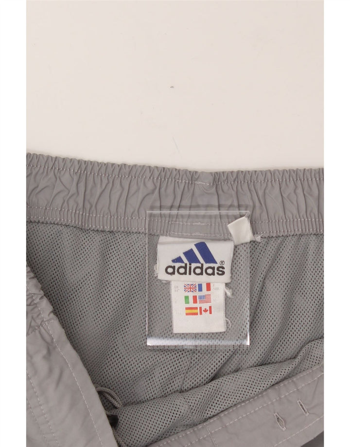 ADIDAS Mens Sport Shorts Large Grey Polyester Vintage Adidas and Second-Hand Adidas from Messina Hembry 