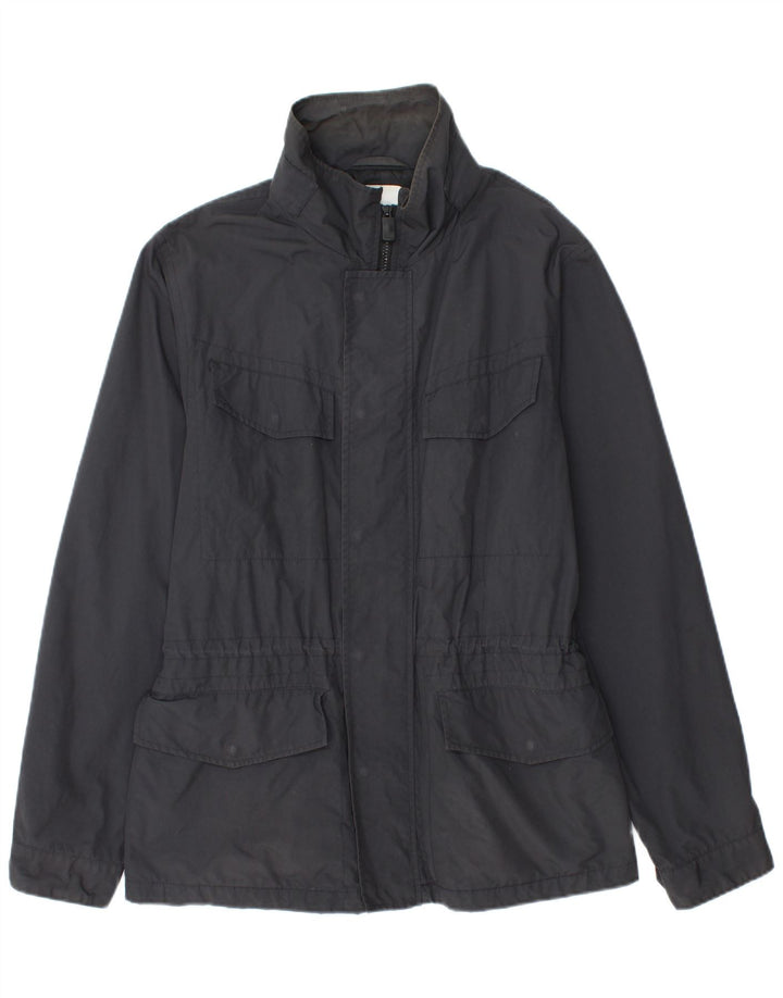 Aspesi Mens Utility Jacket UK 42 XL Navy Blue Polyamide