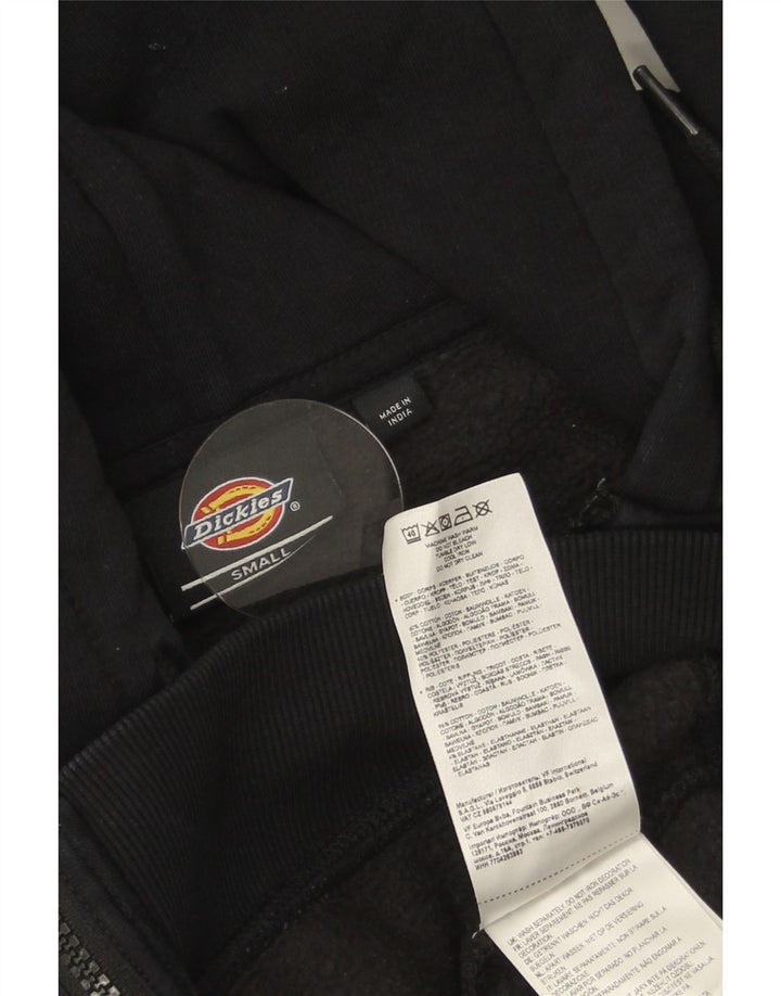 Ανδρικό πουλόβερ με κουκούλα με φερμουάρ Dickies, μικρό μαύρο βαμβακερό