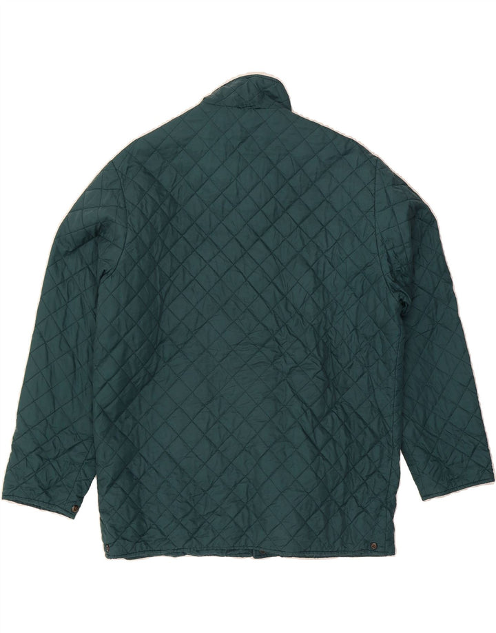 FILA Mens Quilted Jacket IT 48 Medium Green Vintage Fila and Second-Hand Fila from Messina Hembry 