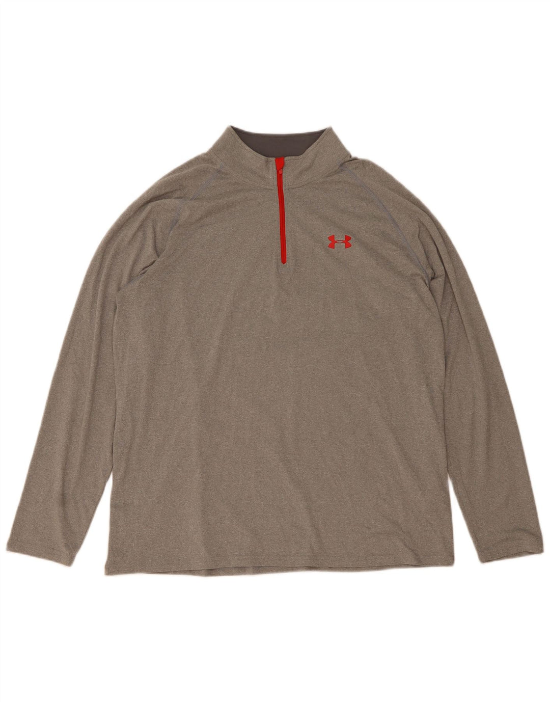 Ανδρική φόρμα πουλόβερ με φερμουάρ Heat Gear Under Armour Top XL Γκρι