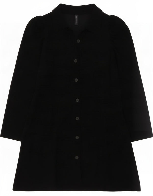 Zara Γυναικείο Φόρεμα UK 20 2XL Μαύρο Lyocell