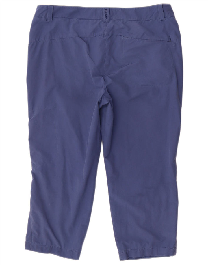 Rohan Γυναικείο παντελόνι Cargo Capri UK 14 Large W36 L22 Blue Polyamide