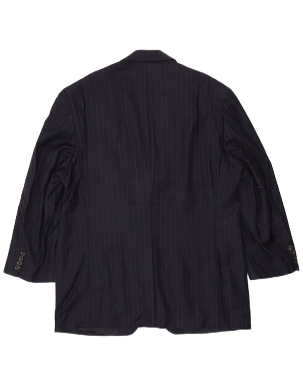 Chaps Ralph Lauren Ανδρικό σακάκι μπλέιζερ UK 46 2XL Navy Blue Pinstripe