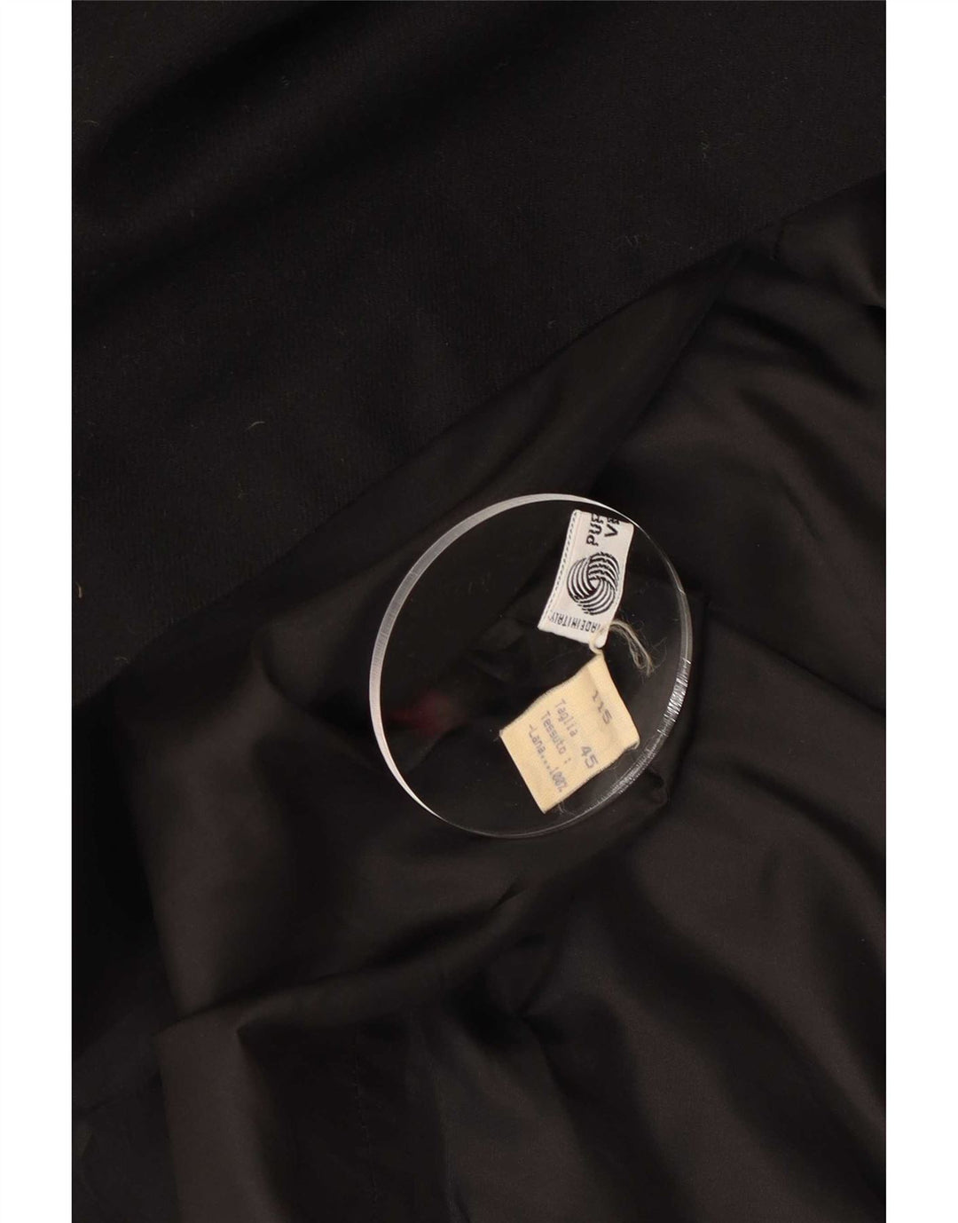Vintage Γυναικείο Διπλό Μπουφάν Blazer IT 45 Μεσαίο Μαύρο Μαλλί