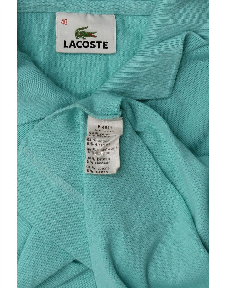 Γυναικείο πουκάμισο Polo Lacoste Μέγεθος 40 Μεσαίο Τυρκουάζ Βαμβάκι