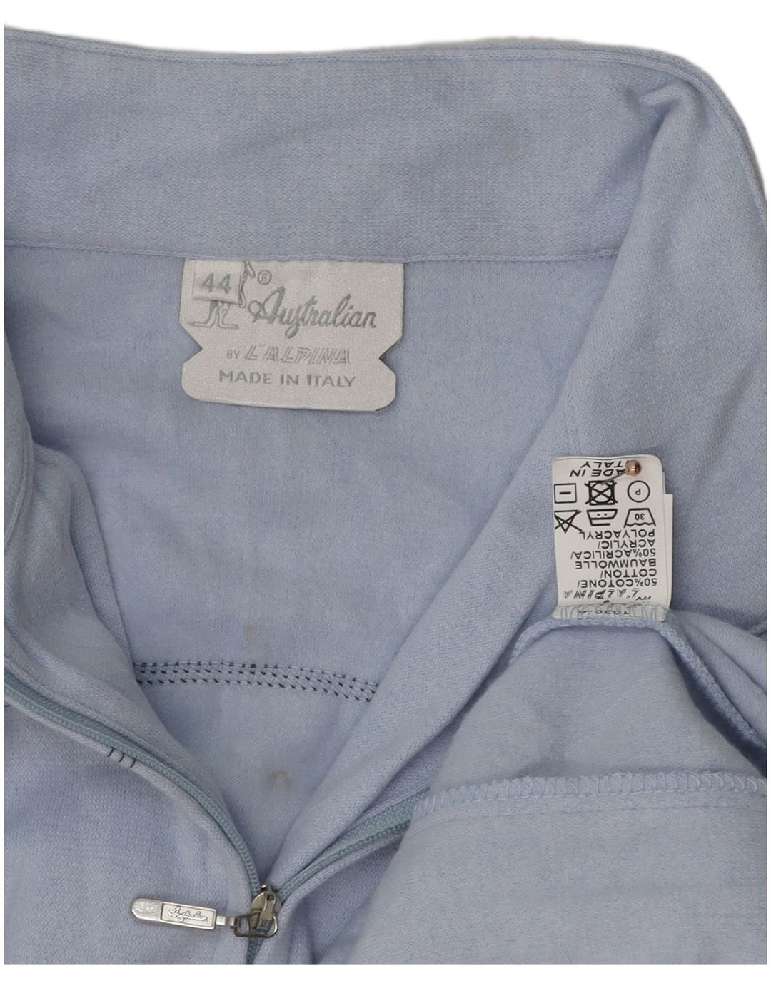 Γυναικεία αθλητική φόρμα AUSTRALIAN L'ALPINA Top Jacket IT 44 Μεσαίο μπλε ριγέ