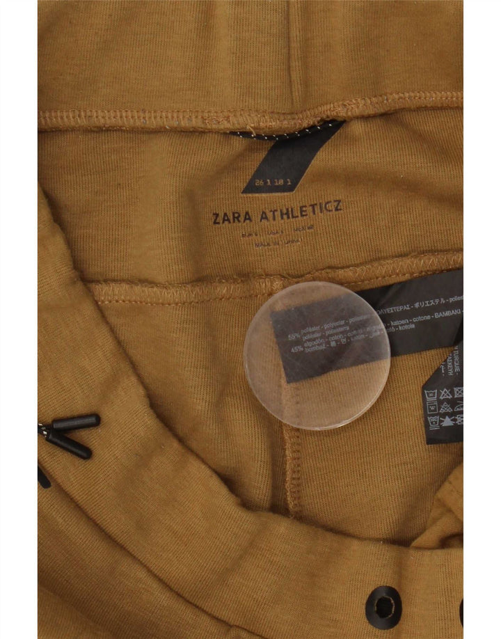 Ανδρική φόρμα Zara Παντελόνι Joggers Μεγάλο Καφέ Πολυεστέρας