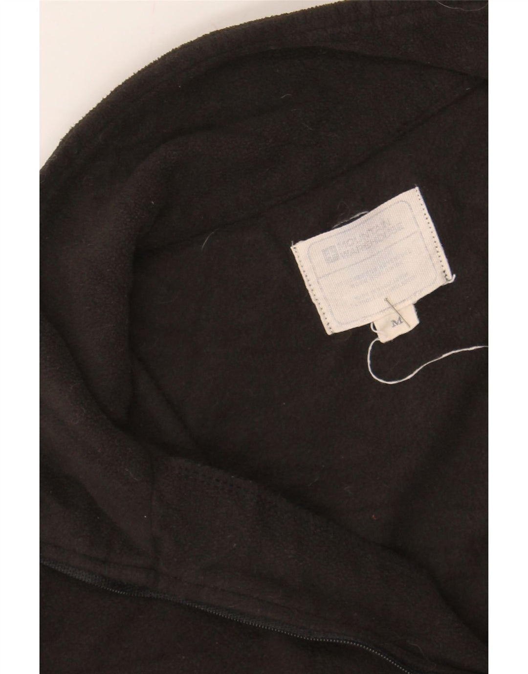 MOUNTAIN WAREHOUSE Mens Zip Neck Fleece Jumper Medium Black Polyester Vintage Mountain Warehouse and Second-Hand Mountain Warehouse from Messina Hembry 