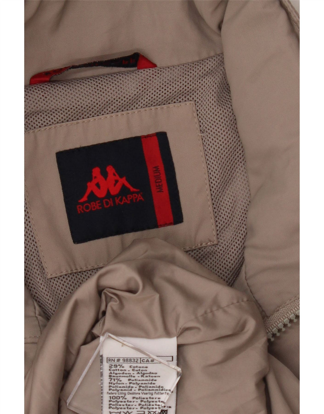 KAPPA Mens Utility Jacket UK 38 Medium Grey Cotton Vintage Kappa and Second-Hand Kappa from Messina Hembry 