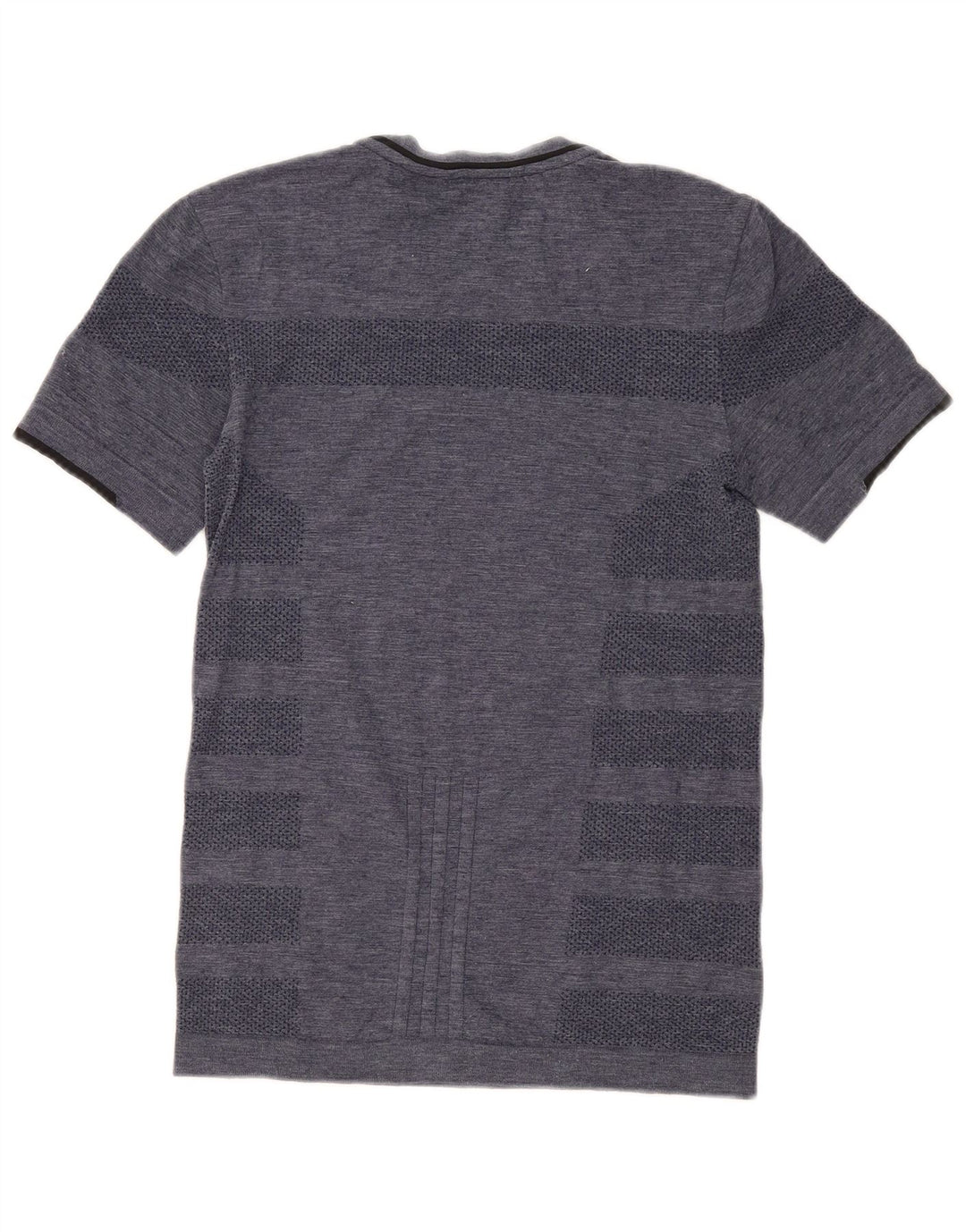 Ανδρικό T-shirt Adidas Running Top Small Navy Blue ριγέ