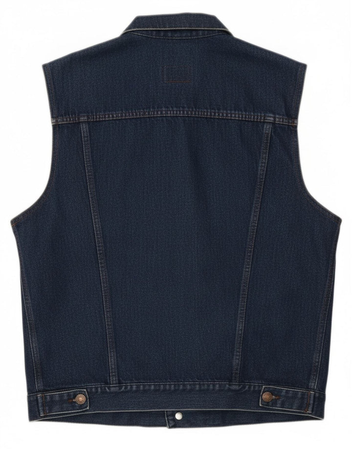 Carrera Ανδρικό Τζιν Gilet UK 40 Large Navy Blue