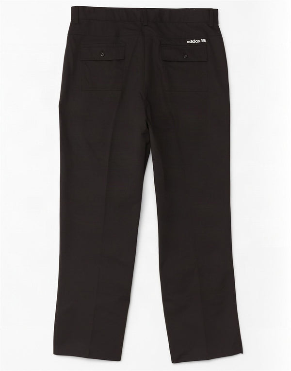 Ανδρικό ίσιο παντελόνι Chino Adidas Climalite W36 L32 Μαύρο πολυεστέρα