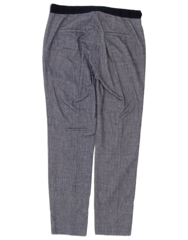 Zara Γυναικείο Slim παντελόνι Chino Medium W28 L27 Blue Colourblock