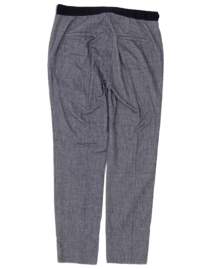 Zara Γυναικείο Slim παντελόνι Chino Medium W28 L27 Blue Colourblock