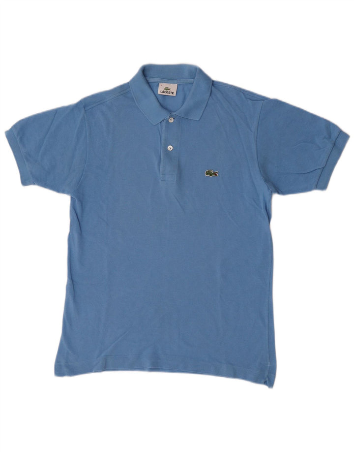 Ανδρικό μπλουζάκι πόλο Lacoste, μέγεθος 3, μικρό μπλε βαμβακερό