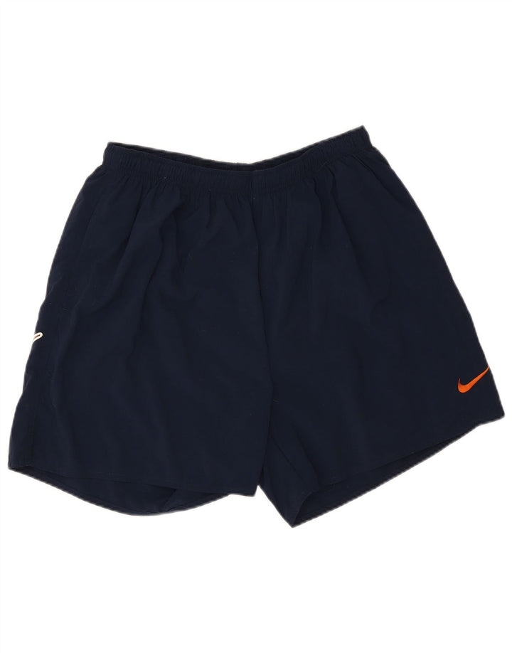 Ανδρικό γραφικό αθλητικό σορτς Nike μεγάλο Navy Blue Nylon