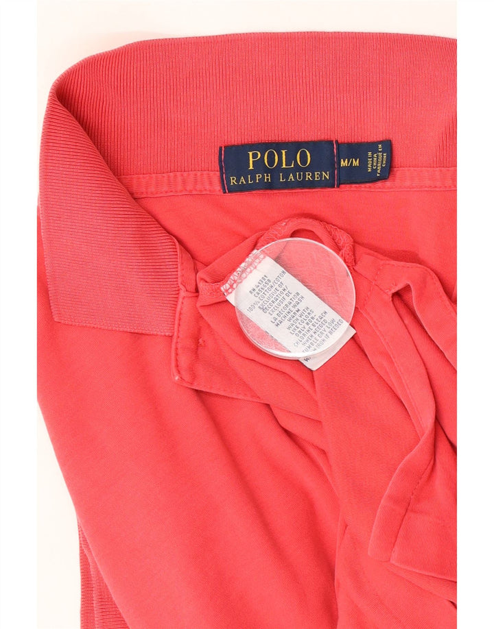 Polo Ralph Lauren Ανδρικό πουκάμισο polo, μεσαίο κόκκινο βαμβακερό