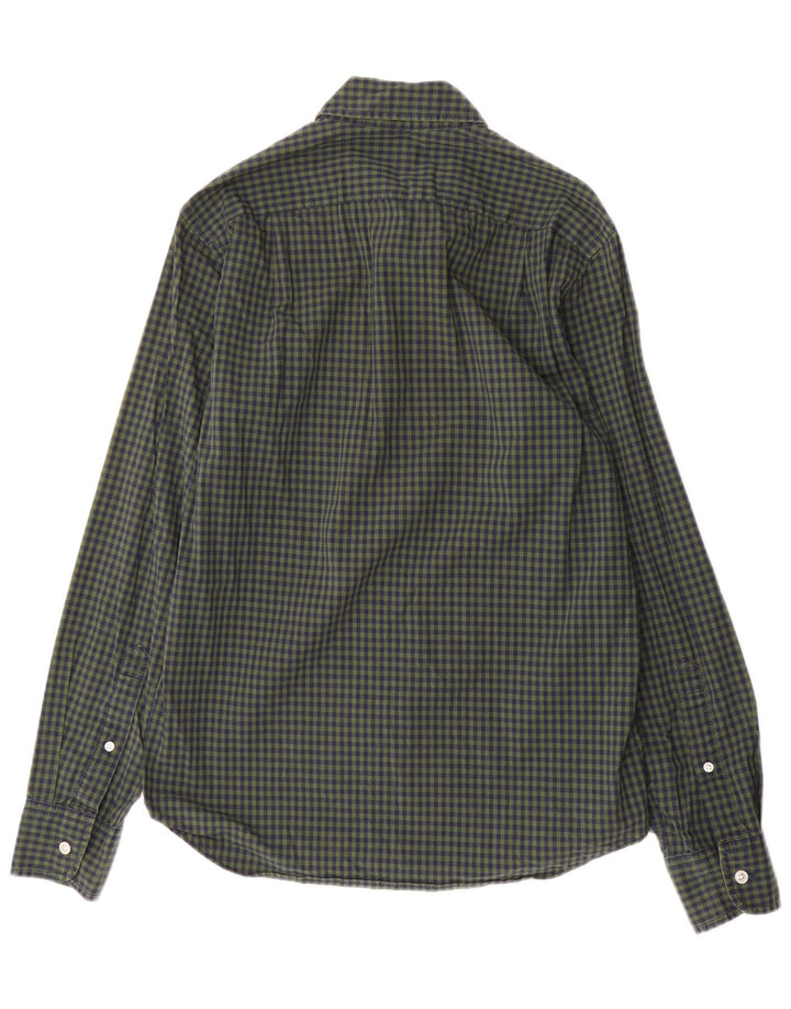 J. CREW Ανδρικό Slim πουκάμισο Small Green Check Cotton