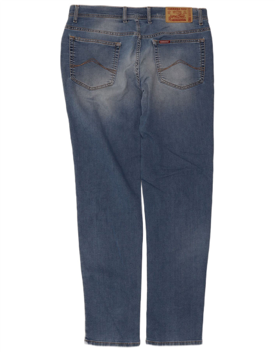 Carrera Mens 700 Regular Fit Slim Jeans W36 L32 Μπλε βαμβακερό