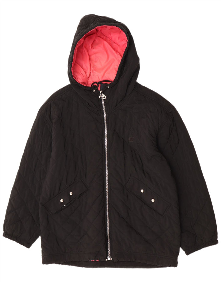 Γυναικείο μπουφάν Belfe με κουκούλα Oversized καπιτονέ IT 50 XL Μαύρο Πολυεστέρας