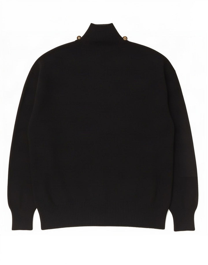 Marks & Spencer Γυναικείο πουλόβερ με λαιμό χελώνα UK 12 Medium Black