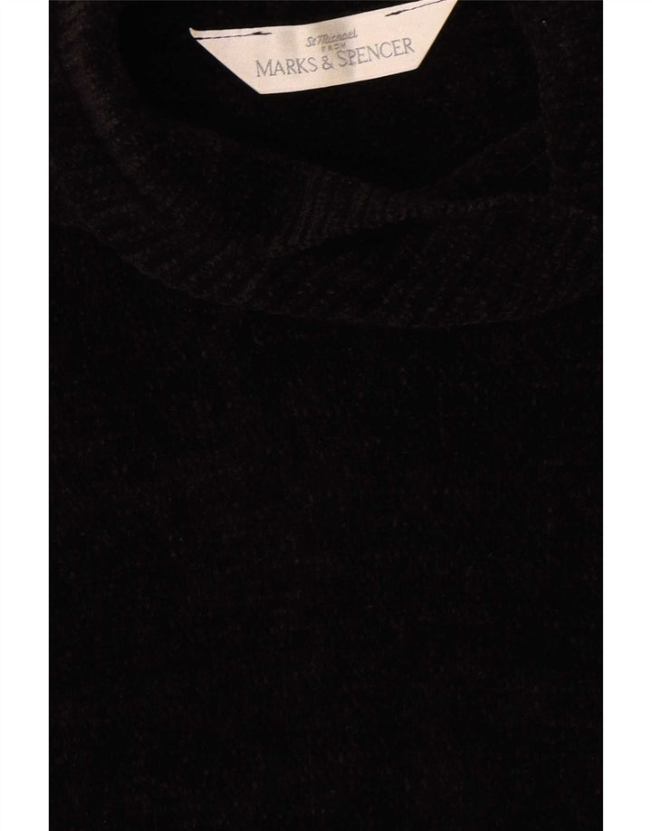 Γυναικείο κοντομάνικο φόρεμα Marks & Spencer UK 12 Medium Black
