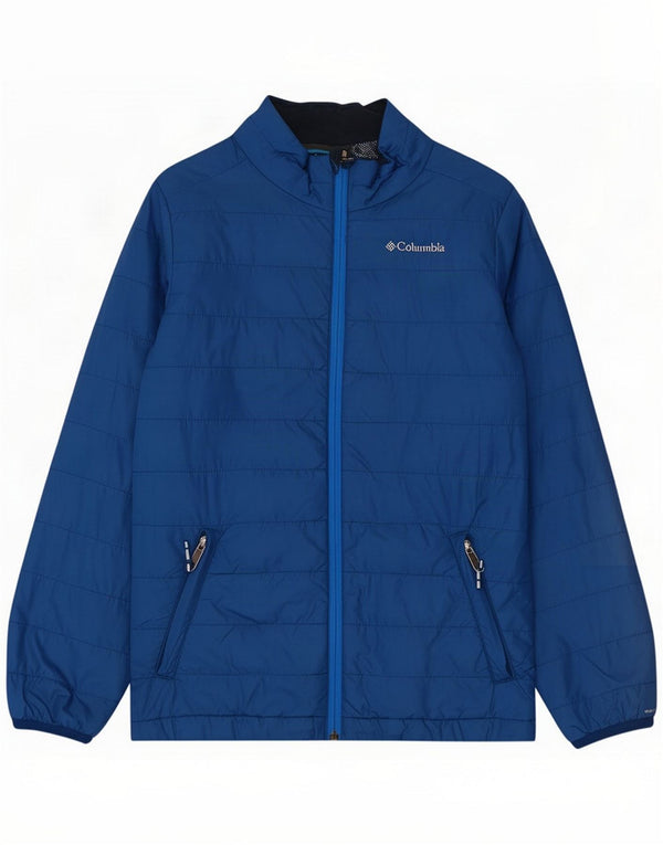 Columbia Γυναικείο τζάκετ με επένδυση UK 14 Large Blue Nylon