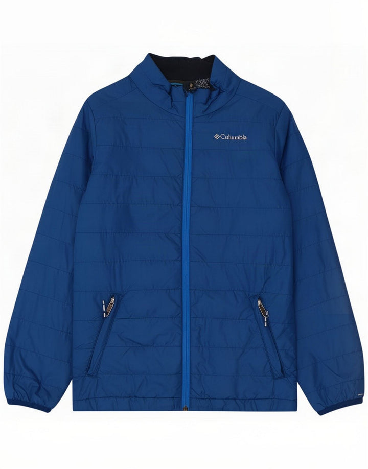 Columbia Γυναικείο τζάκετ με επένδυση UK 14 Large Blue Nylon