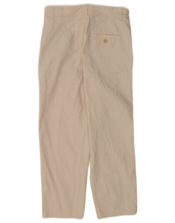 Cos Γυναικείο Ψηλόμεσο Παντελόνι Chino EU 34 XS W28 L24 Μπεζ βαμβακερό
