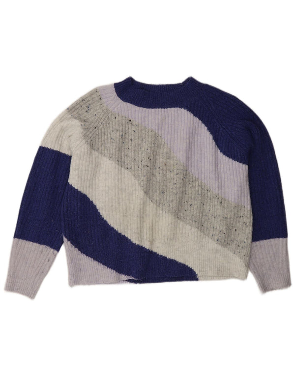 Marks & Spencer Γυναικείο πουλόβερ Crop Crew Neck Jumper UK 10 Small Multicolou