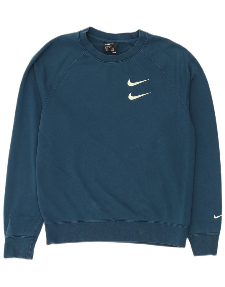 Ανδρικό φούτερ Nike Jumper από μικρό μπλε βαμβακερό