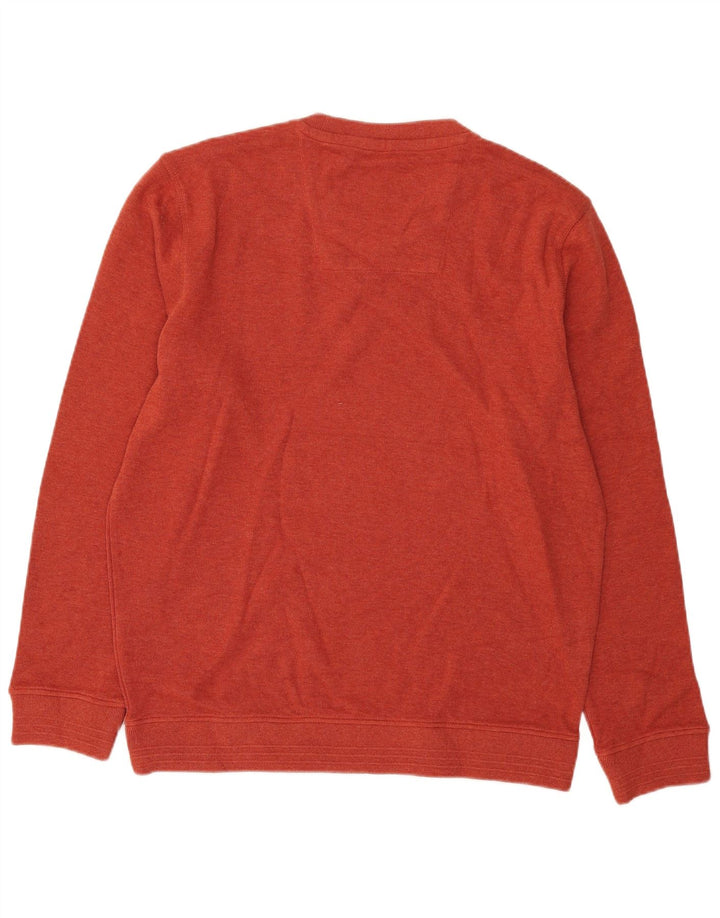 Ανδρικό φούτερ Crew Clothing Jumper XL Orange Cotton