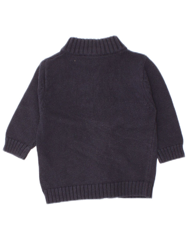 Πουλόβερ Timberland Baby Boys Graphic Cardigan 3-6 Months Navy Blue Cotton