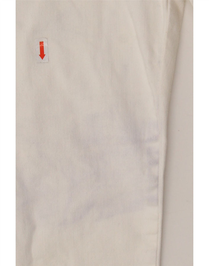 Γυναικείο γραφικό Skinny τζιν MOSCHINO W26 L26 Λευκό