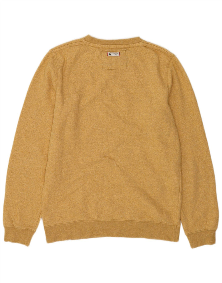 Ανδρικό φούτερ Quiksilver Jumper Μικρό κίτρινο βαμβακερό