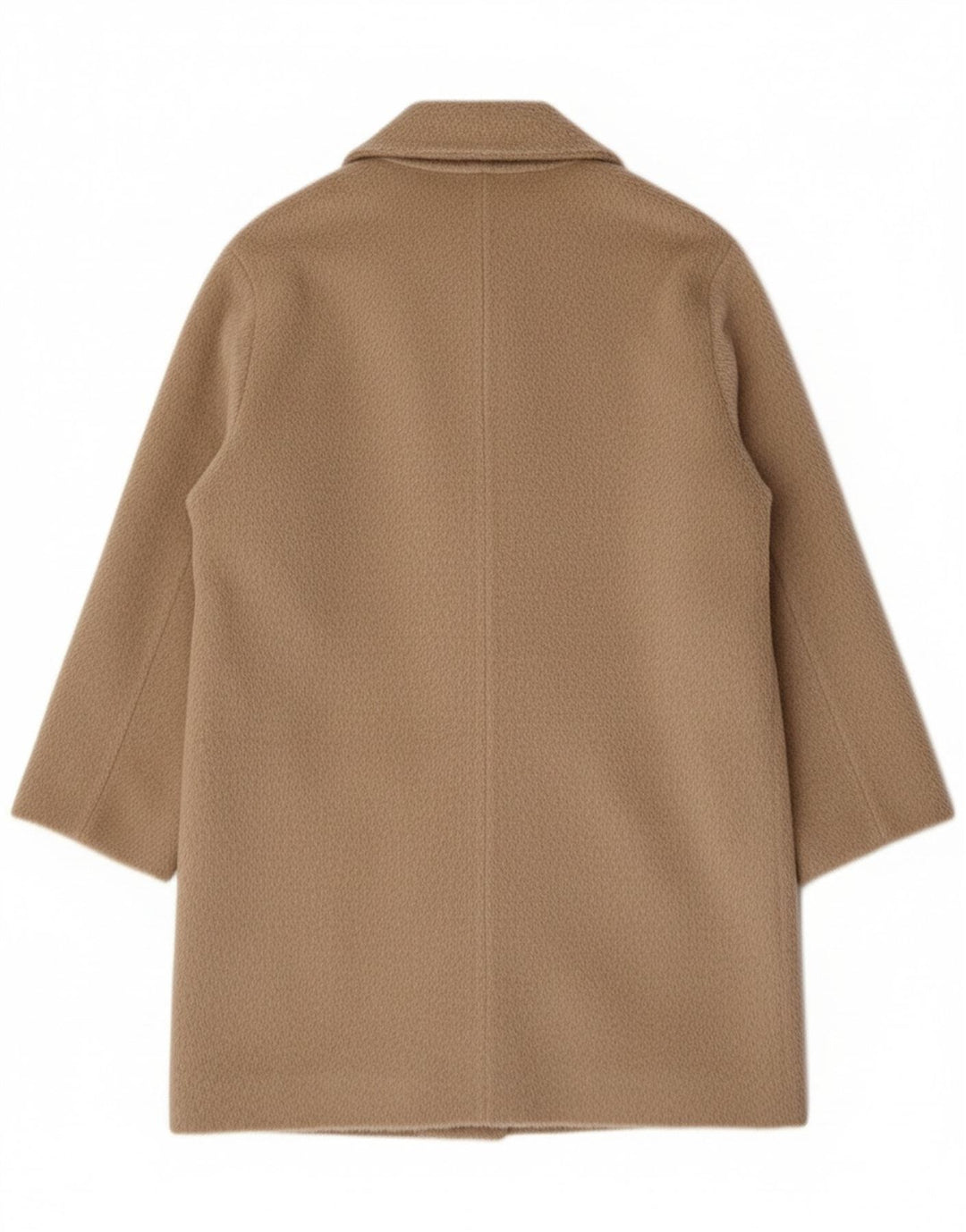 Vintage Γυναικείο Oversized Πανωφόρι UK 12 Medium Beige Wool