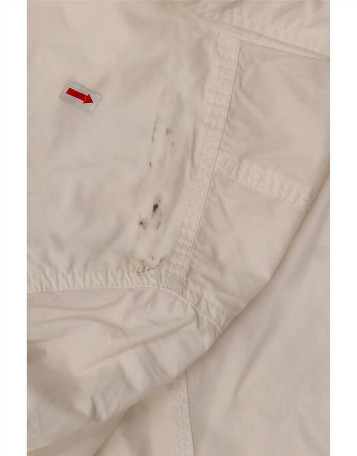 CALVIN KLEIN JEANS Mens Short Sleeve Shirt Small White Cotton