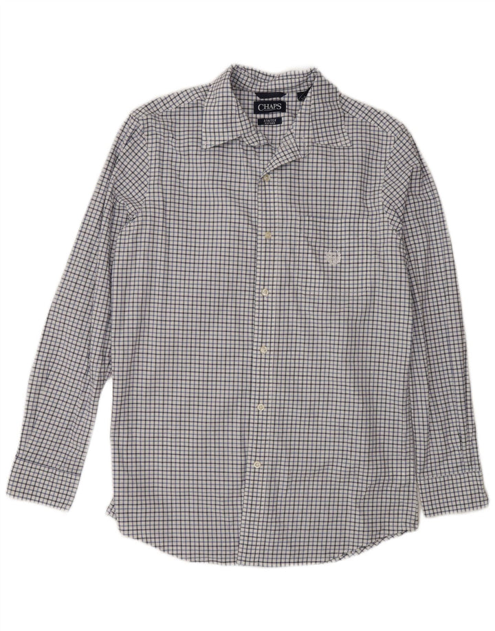 Chaps Ανδρικό πουκάμισο Oxford Small White Check Cotton