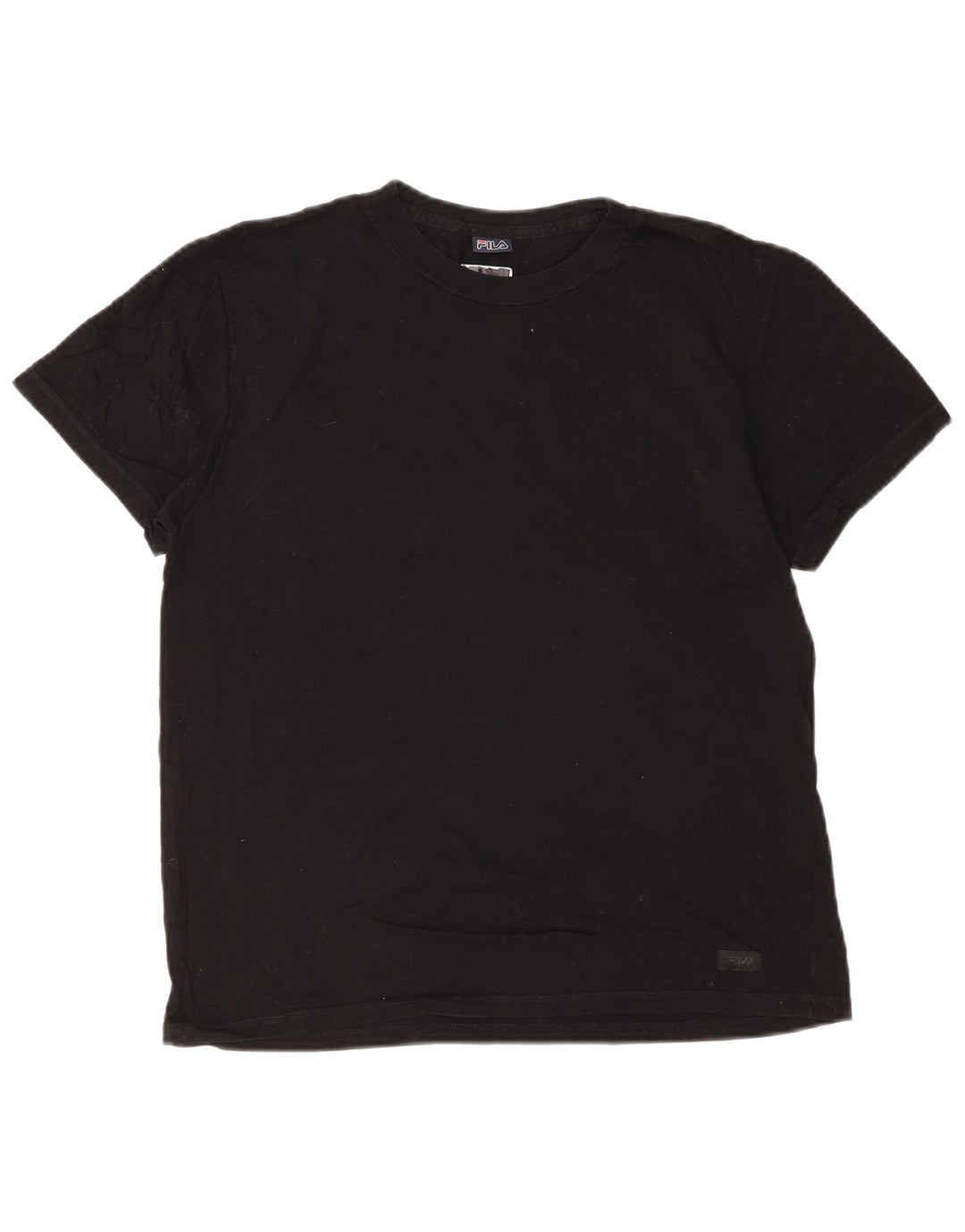 Ανδρικό T-Shirt Fila Top Μεσαίο μαύρο βαμβακερό