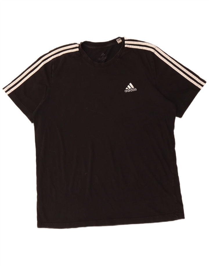 Ανδρικό T-Shirt Adidas Top XL Μαύρο βαμβακερό