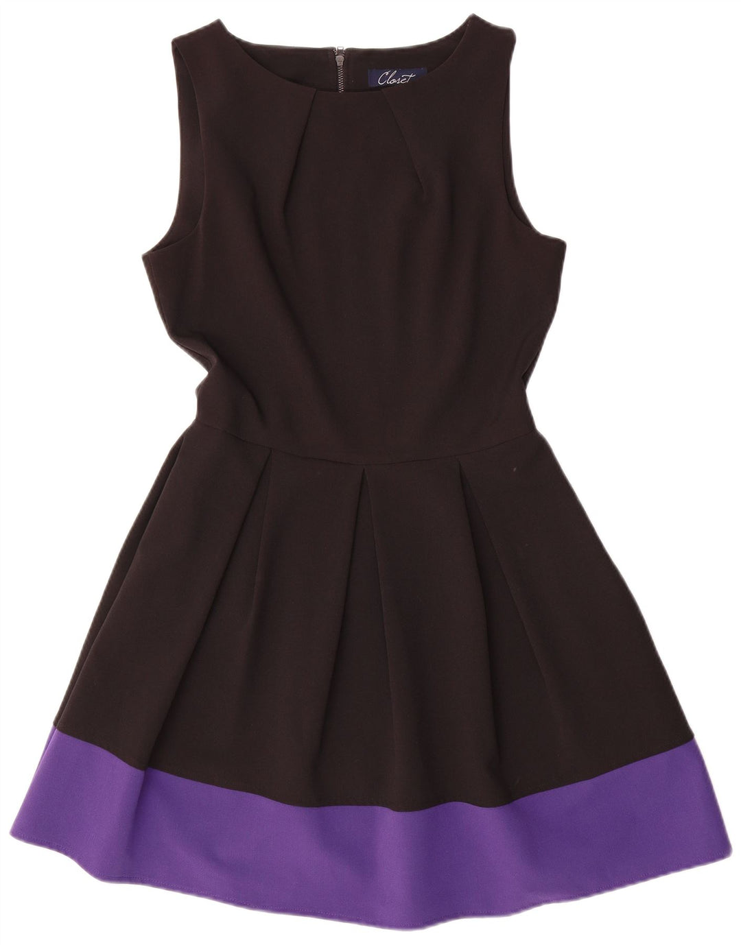 Γυναικείο Αμάνικο Φόρεμα UK 12 σε μεσαίο μαύρο χρώμα