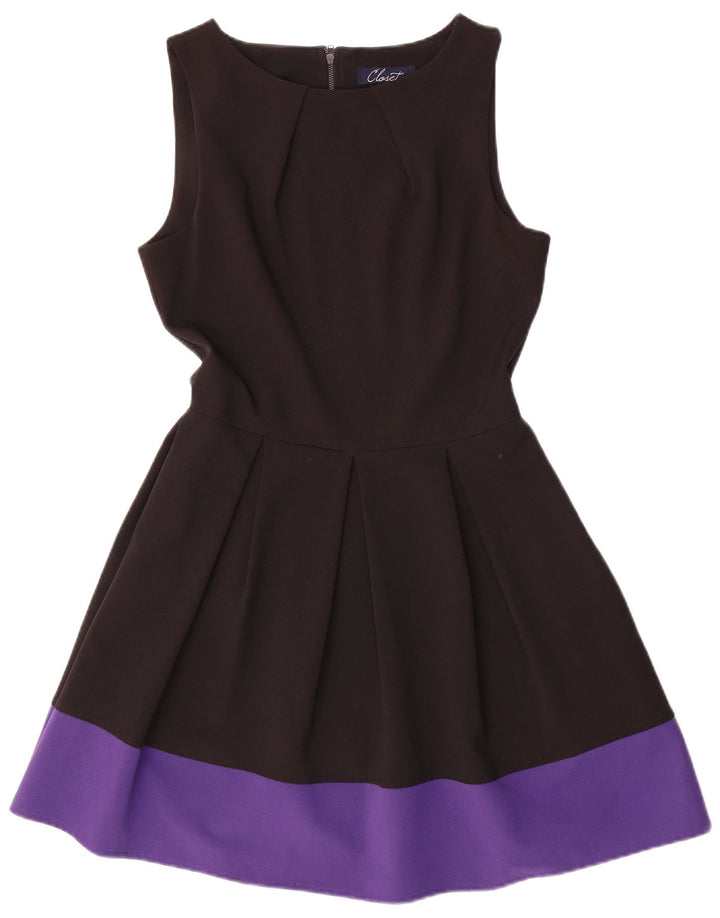 Γυναικείο Αμάνικο Φόρεμα UK 12 σε μεσαίο μαύρο χρώμα