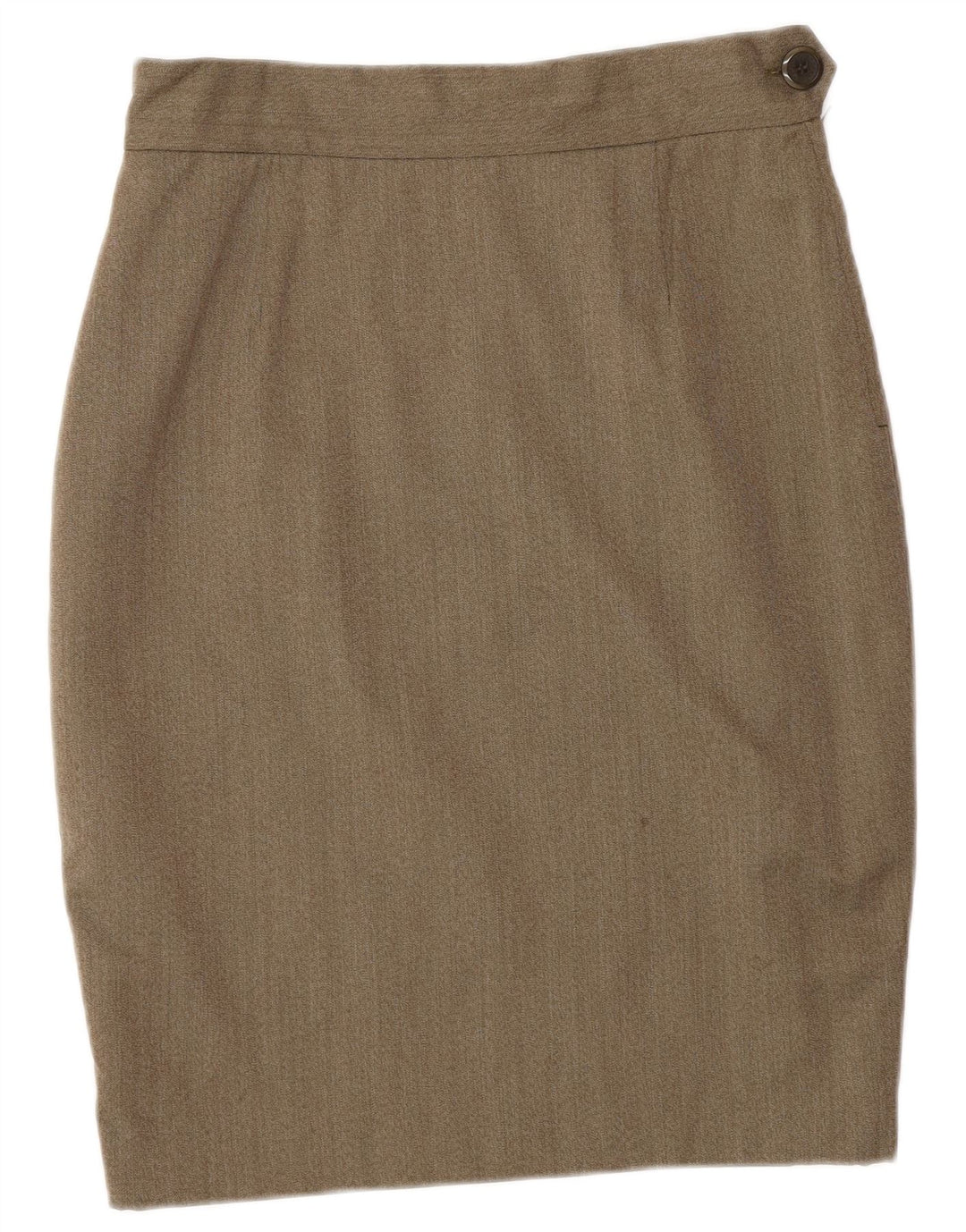 MOSCHINO Γυναικεία φούστα 2 τεμαχίων με 3 κουμπιά UK 12 μεσαία W28 καφέ Classic