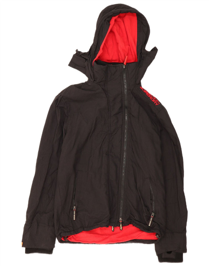 Superdry Ανδρικό Windcheater Graphic Windbreaker Jacket UK 38 Medium Black