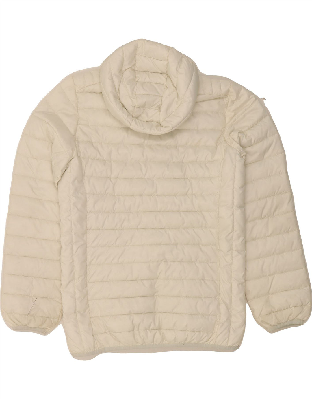 ELLESSE Boys Hooded Padded Jacket 13-14 Years White Polyester Vintage Ellesse and Second-Hand Ellesse from Messina Hembry 