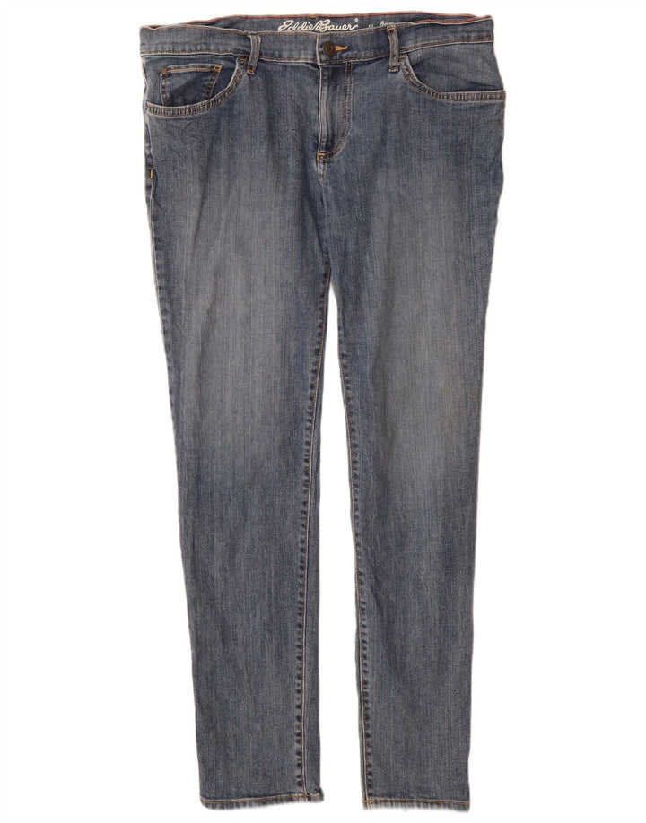 Eddie Bauer Γυναικείο Slim Jeans US 10 Large W32 L30 Μπλε βαμβακερό