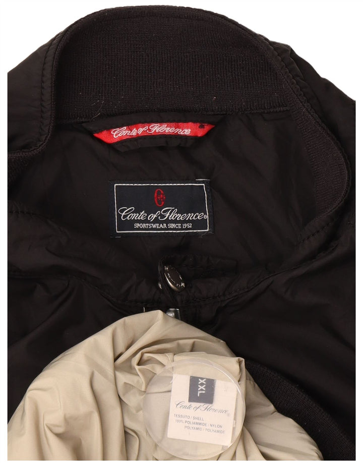 Ανδρικό Bomber Jacket Conte of Florence UK 44 2XL Black Polyamide