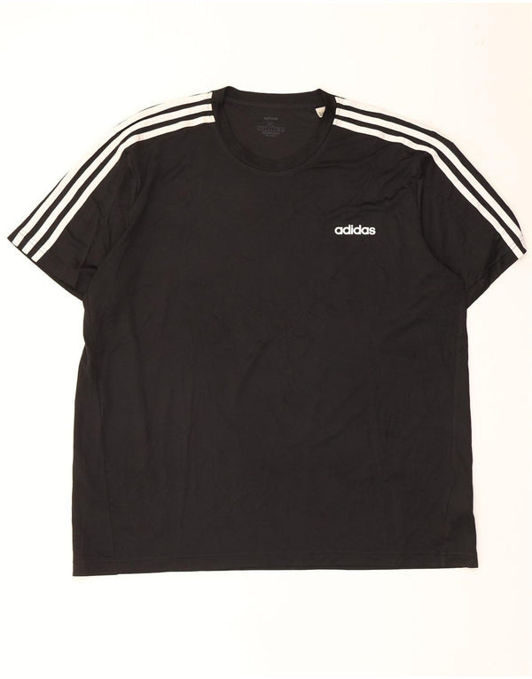 Ανδρικό T-Shirt Aeroready ADIDAS Top XL Μαύρο Πολυεστέρας