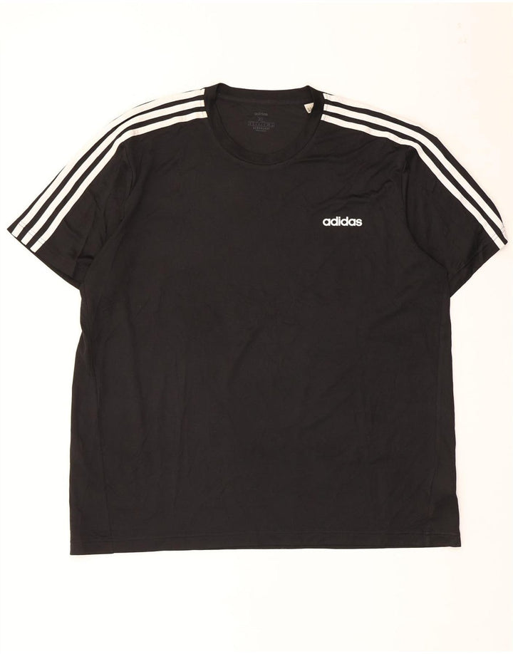 Ανδρικό T-Shirt Aeroready ADIDAS Top XL Μαύρο Πολυεστέρας
